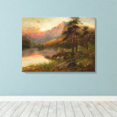 Highland Solitude Leinwanddruck (Insitu (Holzboden))