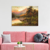 Highland Solitude Leinwanddruck (Insitu (Wohnzimmer))