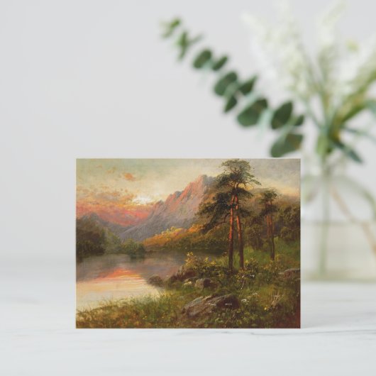 Highland Solitude Postkarte (Stehend Vorderseite)