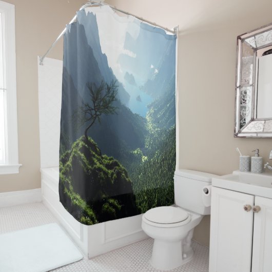 Highland Spring Duschvorhang (Beispiel)