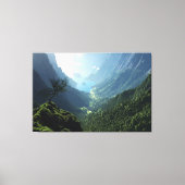 Highland Spring (XL Triptych) Canvas Print Leinwanddruck (Vorderseite)