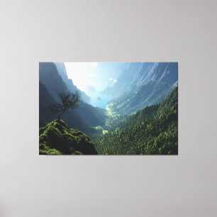 Highland Spring (XL Triptych) Canvas Print Leinwanddruck