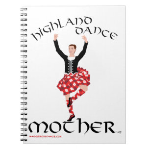 Highland-Tanz-Mutter-Tagebuch Notizblock