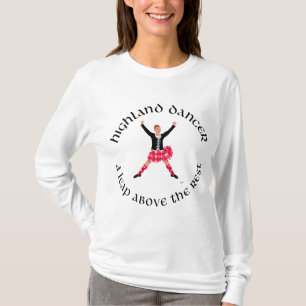 Highland-Tänzer einen Schritt voraus T-Shirt