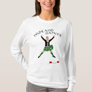 Highland Tänzer Ghillie Callum Schwert-Tanz T-Shirt