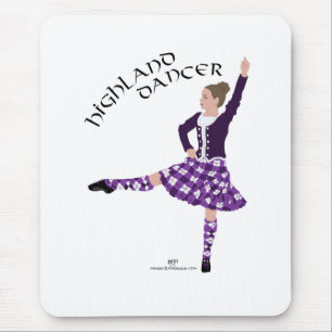 Highland Tänzer Lila Mousepad