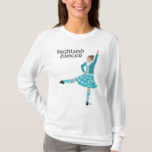 Highland Tänzer Türkis T-Shirt