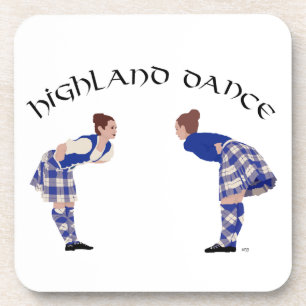 Highland-Tänzer verbeugen sich Untersetzer