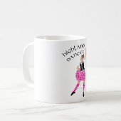 Highland Tänzerin Rosa Kaffeetasse (Vorderseite Links)