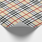 Highland Tartan Gift Wrap Geschenkpapier (Ecke)