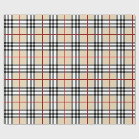 Highland Tartan Gift Wrap Geschenkpapier (Flach)