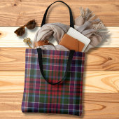 Highland Tartan - Rustic Red & Green Plaid Tasche
