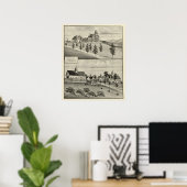 Highland View, Claremont, NH Poster (Heimbüro)