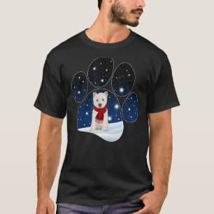 Highland White Terrier Winter Schneebäder Hunde Ch T-Shirt