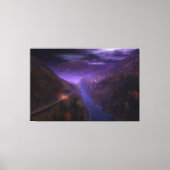Highland Zuhause Lights Canvas Print Leinwanddruck (Vorderseite)
