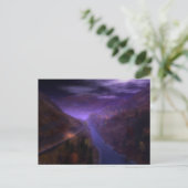 Highland Zuhause Lights Postcard Postkarte (Stehend Vorderseite)