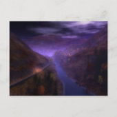 Highland Zuhause Lights Postcard Postkarte (Vorderseite)