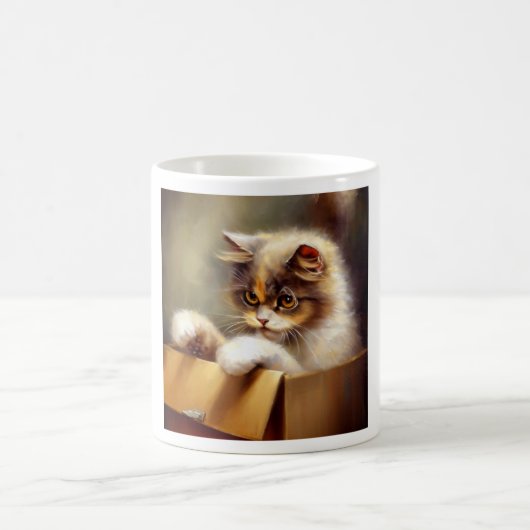 Highlander Cat Kaffeetasse (Mittel)