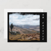 Highlander in An Caistel, Schottland Postkarte (Vorne/Hinten)