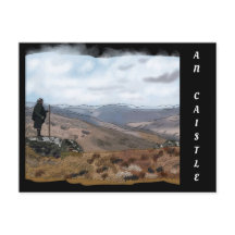 Highlander in An Caistel, Schottland