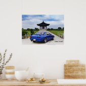 "Highlander" Nissan GT-R32 Skyline Poster (Küche)