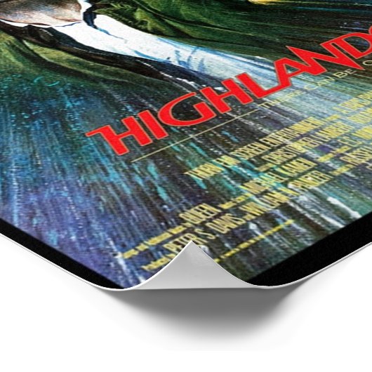 HIGHLANDER POSTER (Ecke)