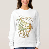 Highlands Celtic Scottish Irish English F & B Sweatshirt (Vorderseite)