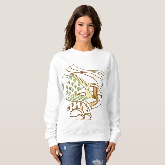 Highlands Celtic Scottish Irish English F & B Sweatshirt (Vorne ganz)