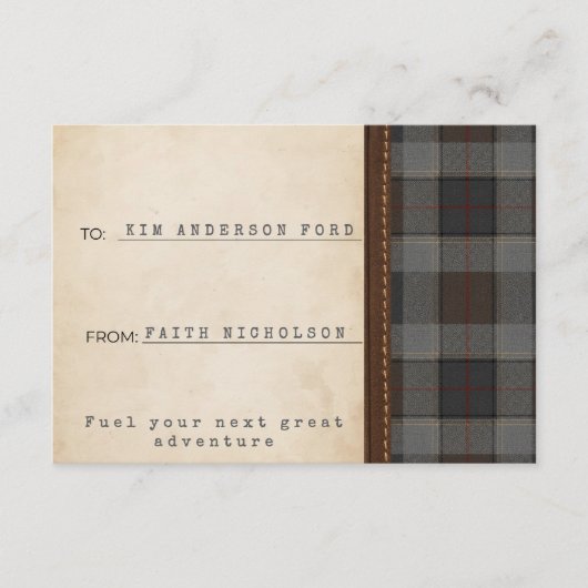 Highlands Dispatch Graduation Gift Insert Card Karte (Vorderseite)