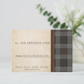 Highlands Dispatch Graduation Gift Insert Card Karte (Stehend Vorderseite)