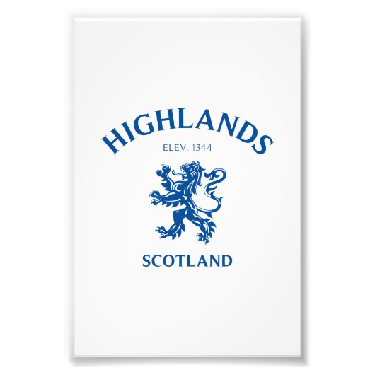 HIGHLANDS FOTODRUCK (Vorne)