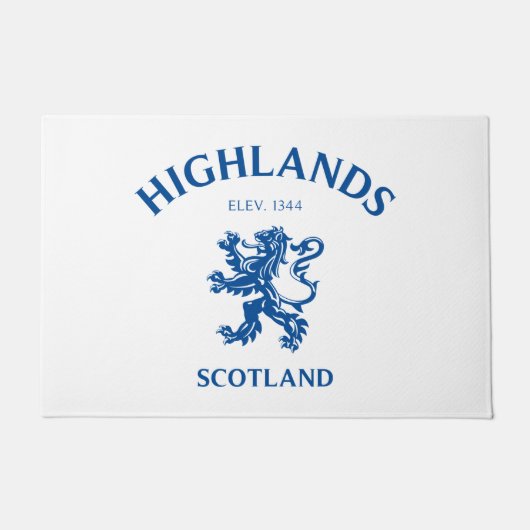 HIGHLANDS FUßMATTE (Vorderseite)