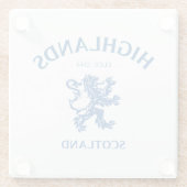 HIGHLANDS GLASUNTERSETZER (Rückseite)