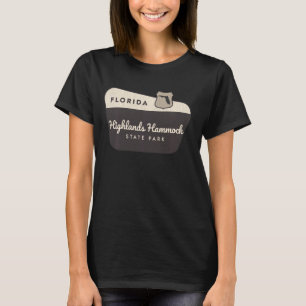 Highlands Hammock Staat Park Florida Begrüßungszei T-Shirt