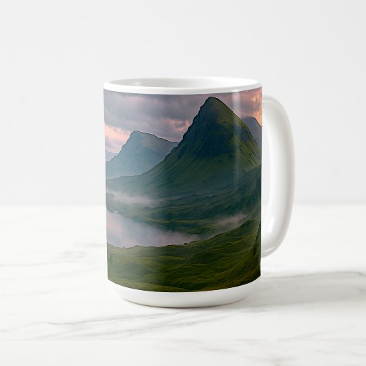 Highlands Mist & Lochs Kaffeetasse (VorderseiteRechts)