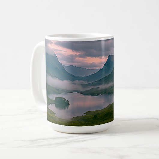 Highlands Mist & Lochs Kaffeetasse (Vorderseite Links)