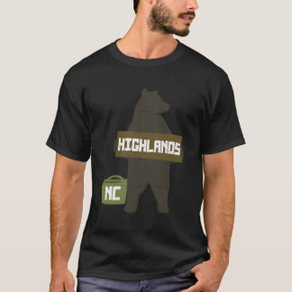 Highlands North Carolina Nc Niedlicher Hitchwander T-Shirt