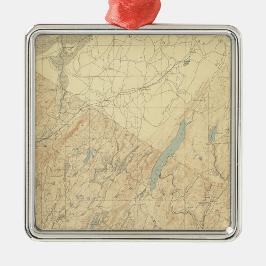 Highlands of New Jersey 2 Silbernes Ornament (Vorne)