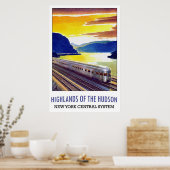 Highlands of the Hudson New York Central System Poster (Küche)