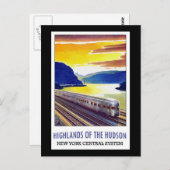 Highlands of the Hudson New York Central System Postkarte (Vorne/Hinten)