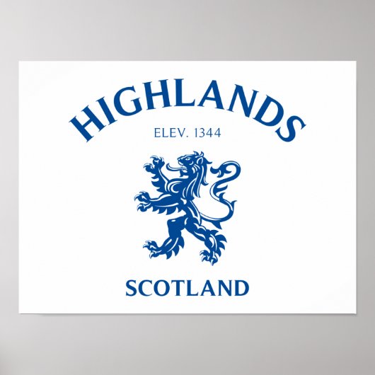 HIGHLANDS POSTER (Vorne)