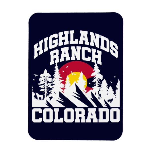Highlands Ranch, Colorado Magnet (Vertikal)