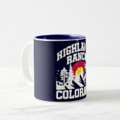Highlands Ranch, Colorado Zweifarbige Tasse (Vorderseite Links)