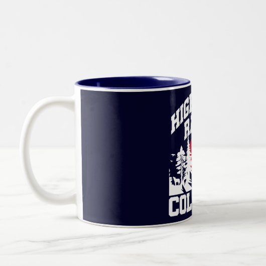 Highlands Ranch, Colorado Zweifarbige Tasse (Links)