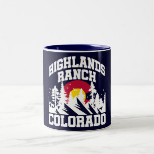 Highlands Ranch, Colorado Zweifarbige Tasse