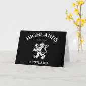 HIGHLANDS Schottland Karte (Gelbe Blume)