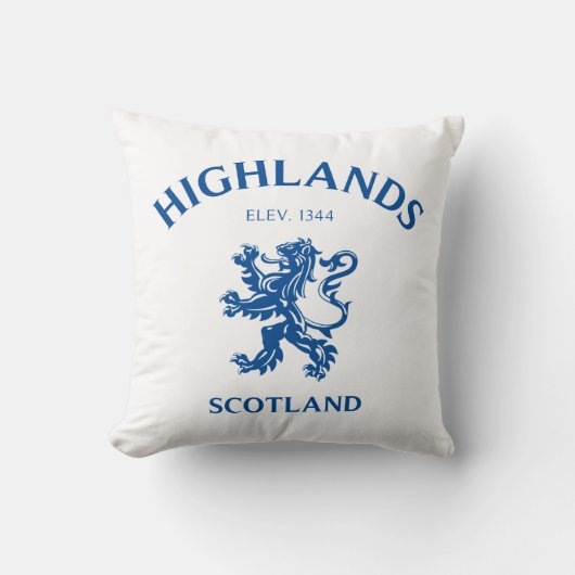 HIGHLANDS Schottland Kissen (Vorderseite)