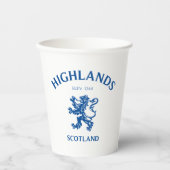 HIGHLANDS Schottland Pappbecher (Vorderseite)