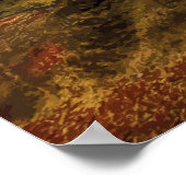 Highlands, Schottland-Reise-Illustration Poster (Ecke)