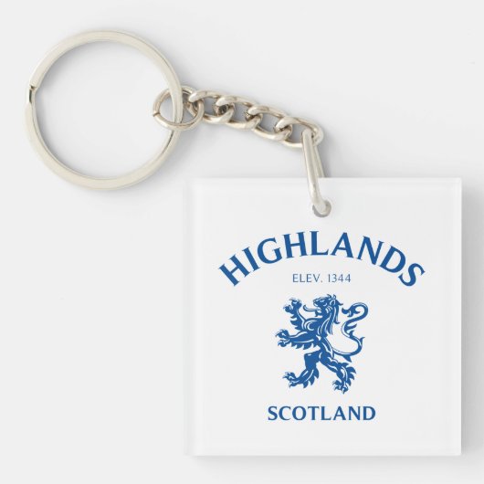 HIGHLANDS Schottland Schlüsselanhänger (Vorderseite)